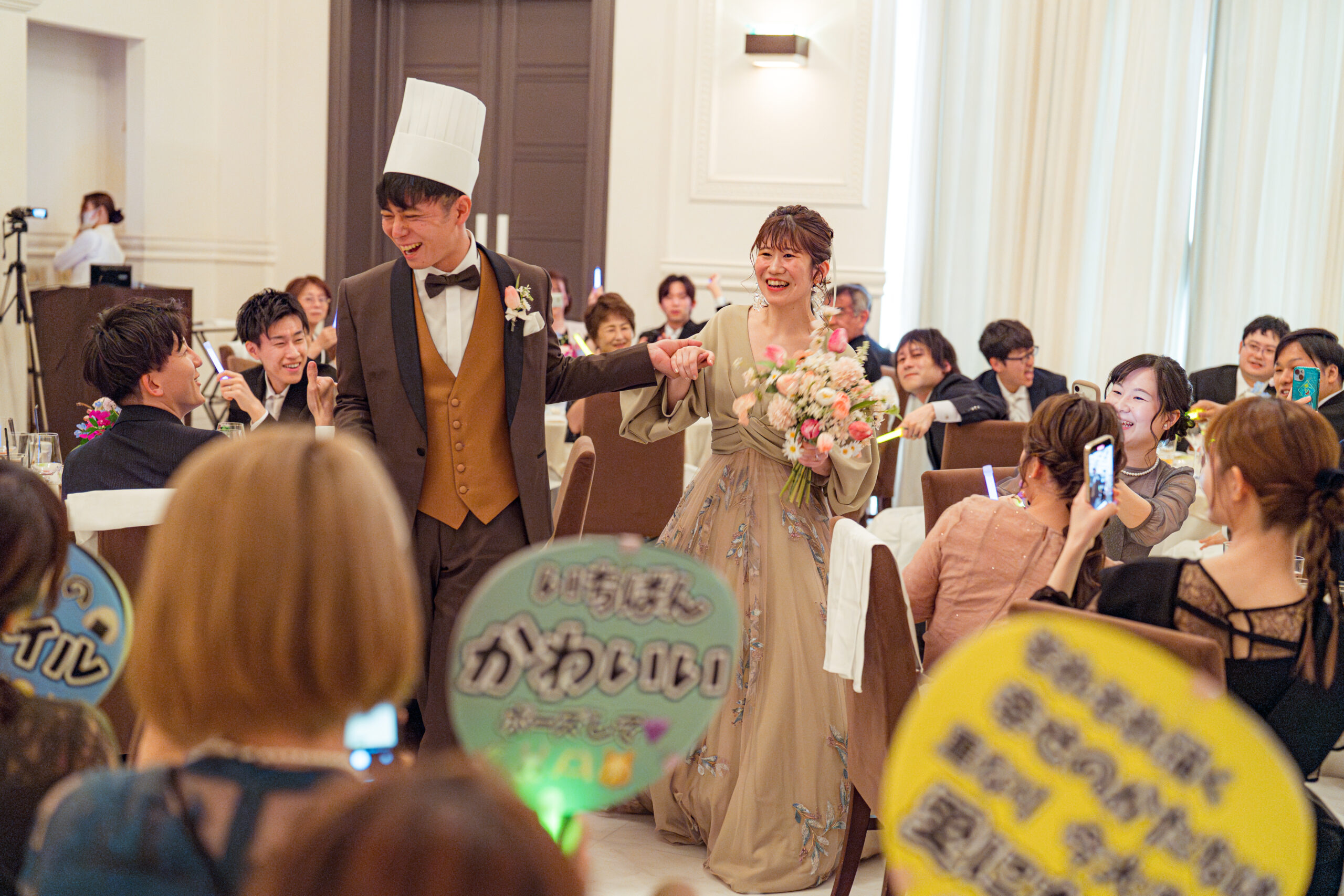 再入場＆フランベ演出